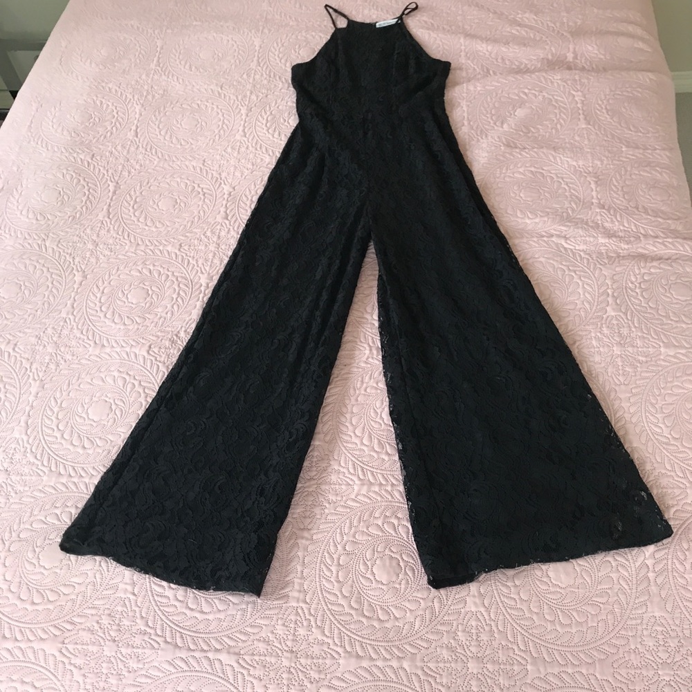 Vintage BCBGeneration NormaLace Wide leg jump suit